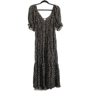 Shop Neighbor by In The Beginning Floral Print Tiered Maxi Dress